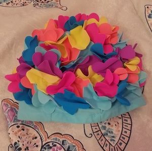 Vintage style baby swim cap